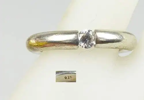 Ring aus 925 Silber mit Champagnerkristall, Gr. 58/Ø 18,5 mm  (da4930)