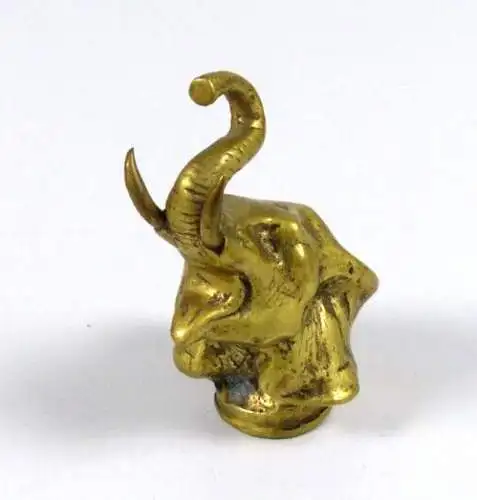 antike Petschaft Elefant wohl aus Bronze