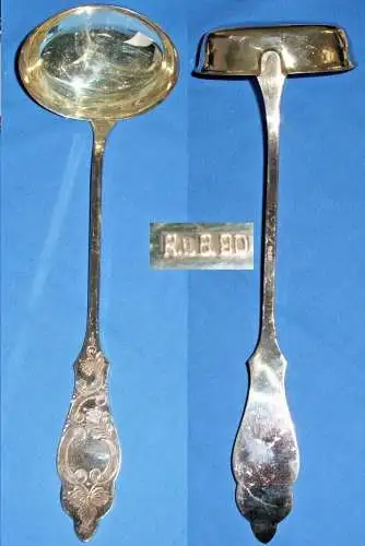 Robbe & Berking versilberte Kelle Friesenmuster (c1940)