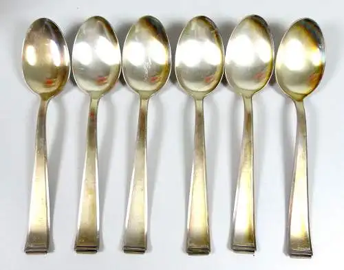 Ebel Bauhaus  Besteck 6 Esslöffel versilbert 120 Silberauflage