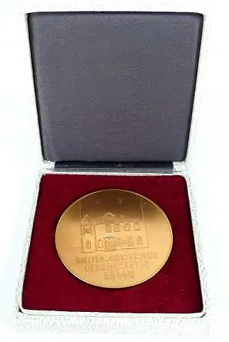 original alte DDR Medaille  Antifaschistische Gedenkstätte Bagow in OVP