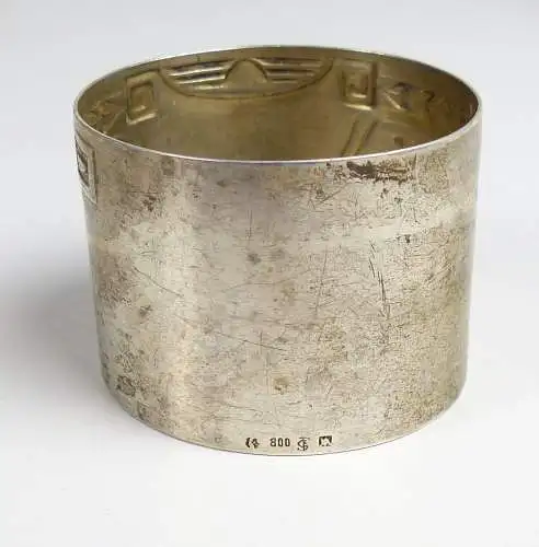 Serviettenring aus 800er Silber mit Gravur (da5164)