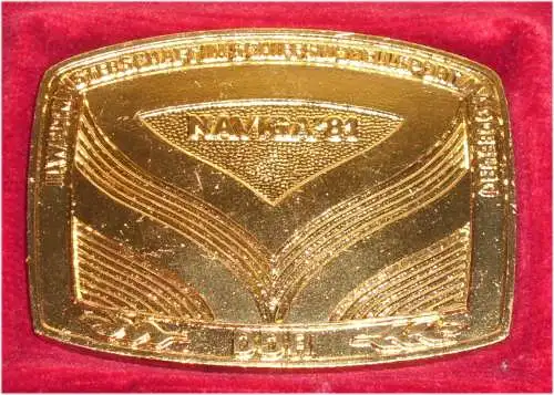 DDR Medaille II. Meisterschaft der DDR im Schiffsmodellsport in OVP (da3303)