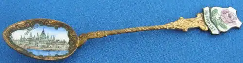 alter Sammler-Andenken-Löffel Budapest