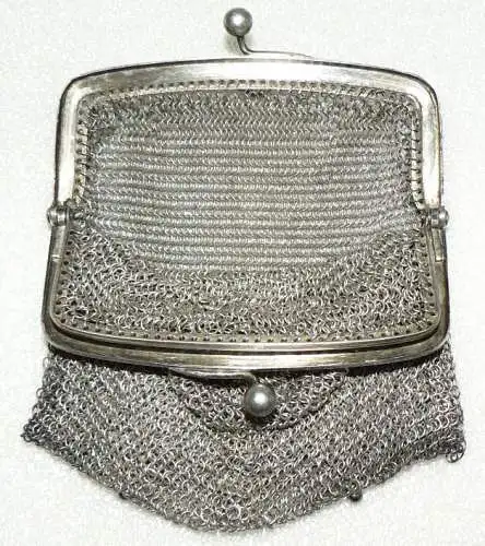 Gründerzeit Geldbörse aus 800er Silber (da2815)