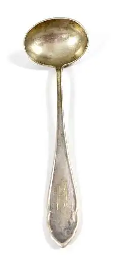 Alte Soßenkelle aus 800 Silber  Gebrüder Stark Pforzheim mit Monogramm H