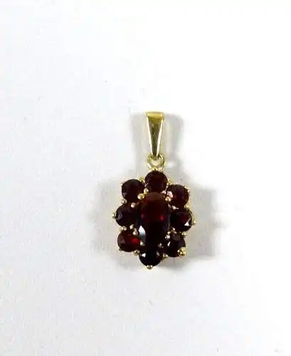 Anhänger aus 333 Gold mit Granate