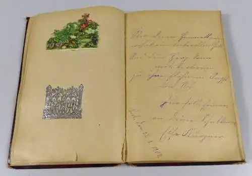 Jugendstil Poesie Album ab 1907 mit Lackbilder
