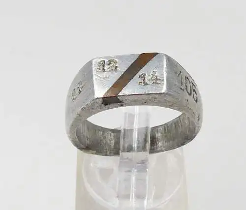 Ring wohl Königl. Sächs. 6. Infanterie-Regiment 105 , Gr. 62/Ø 19,7 mm  (da4521)