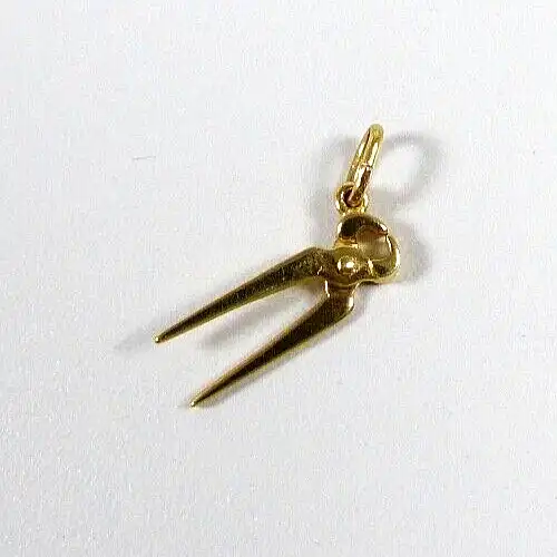 Handwerker Zange Anhänger aus 375 Gold