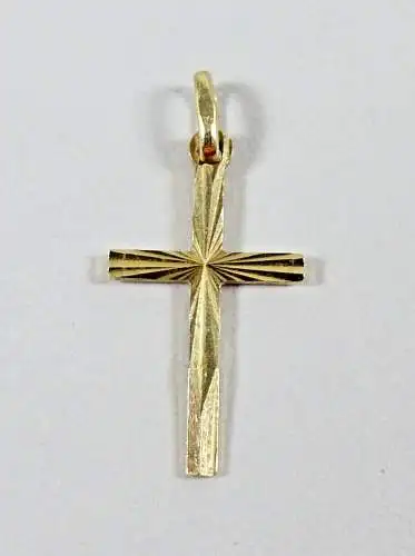 Wunderschöner Anhänger Kreuz aus 585 Gold   (da6860)