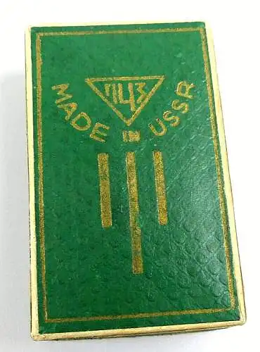 original alte Schmuckschachtel Schmucketui für Medaillon russisch Made in USSR