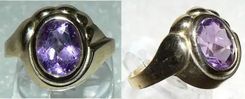 Ring aus 333er Gold mit Gemme neuwertig, Gr. 58 (da2510)