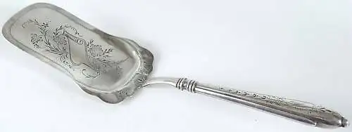 Fein ziselierter Biedermeier Tortenheber 750  Silber