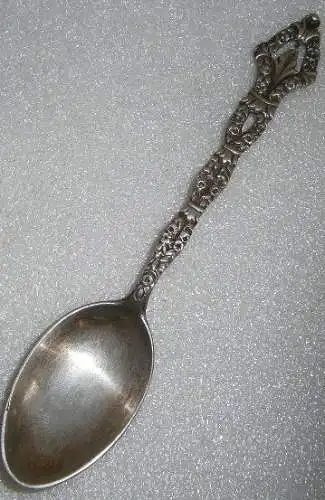 Toller alter Sammler-Löffel aus 800 Silber