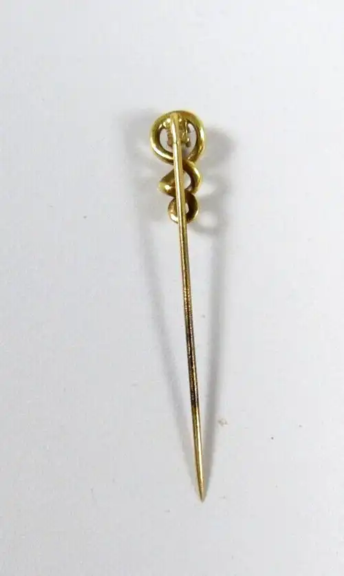 Krawattennadel aus 585 Gold mit Brillant 0,05 ct. 1