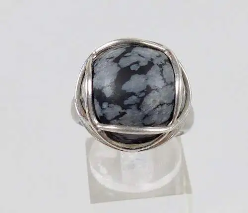 Ring aus 925 Silber mit Jaspis, Gr. 59/Ø 18,8 mm  (da6559)
