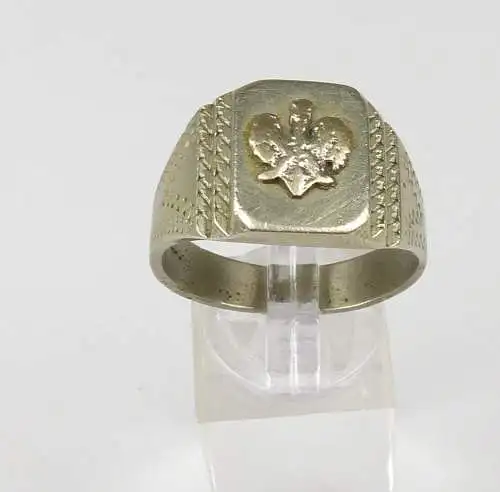 alter Ring 2. WK 1941 mit polnischem Adler, Gr. 70/Ø 22,3 mm  (da4498)