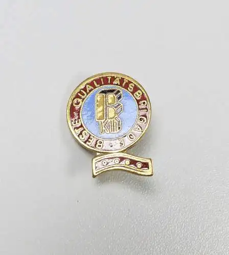 DDR Anstecknadel Beste Qualitätsbrigade emailliert (da5905)