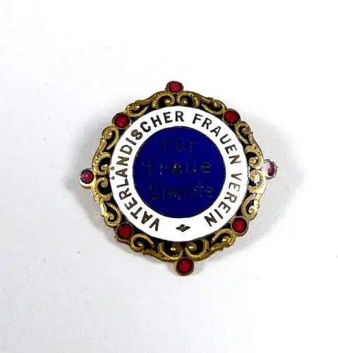 1. WK Vaterländischer Frauen Verein Ehrennadel Für treue Dienste mit Hersteller