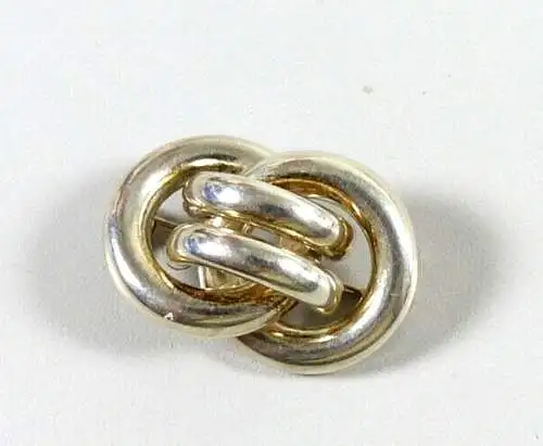 Große Brosche aus 800 silber signiert ungetragen