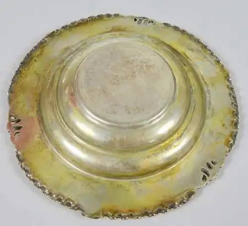 Aschenbecher aus massivem 800 Silber   (da6168)