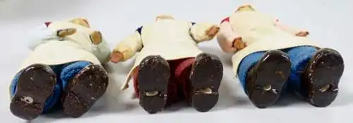 3 Heinzelmännchen von Köln aus altem Spiel, sehr selten  (da6241)