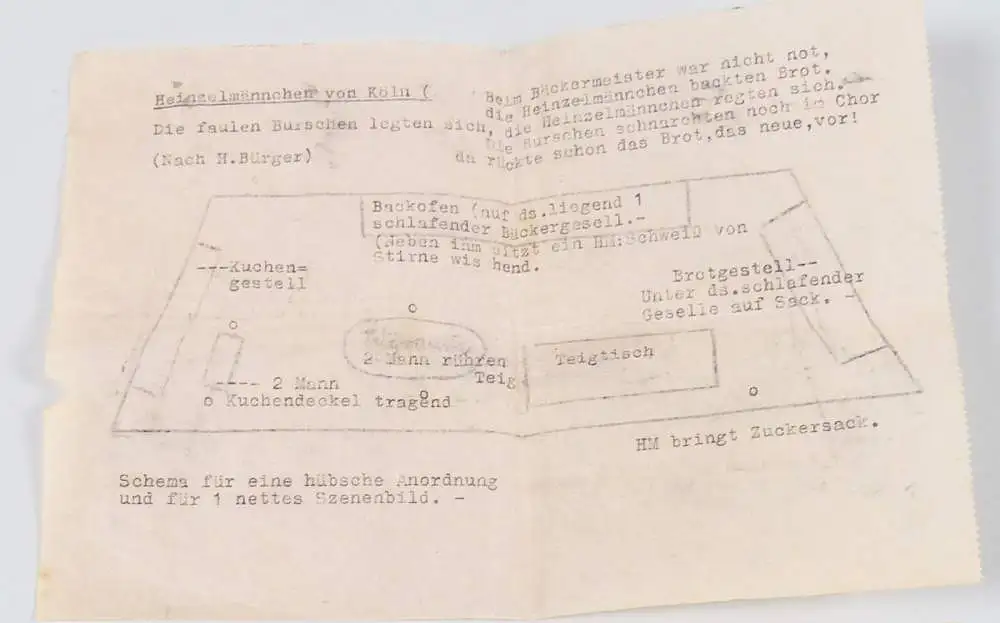 3 Heinzelmännchen von Köln aus altem Spiel, sehr selten  (da6241) 5