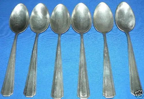 6 WMF  Kaffeelöffel versilbert 90 Silber Auflage