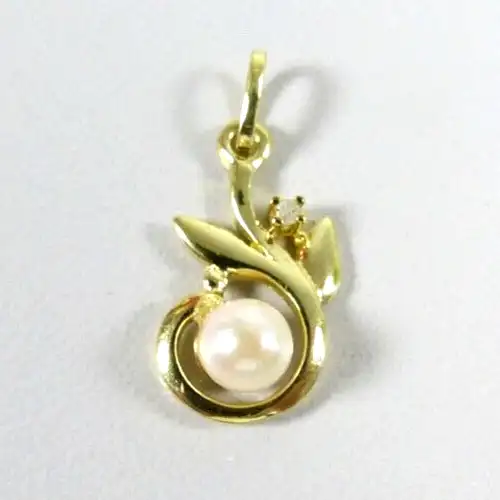 Anhänger aus 333 Gold mit Perle