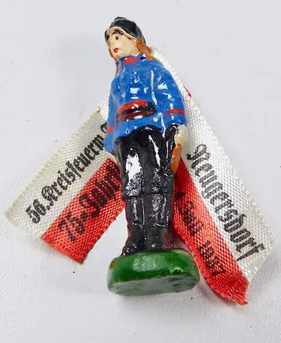 75 Jahrfeier 1937 Neugersdorf 56 Kreisfeuerwehr Tag Figur (da5824) 