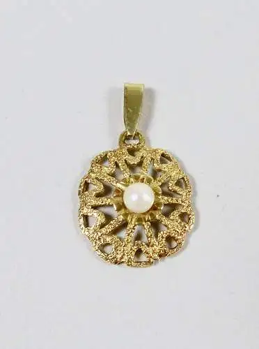 Anhänger aus 585 Gold mit Perle  (da6501)