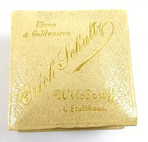 original alte große Schmuckschachtel Schmucketui Erich Schultz Wilsdruff