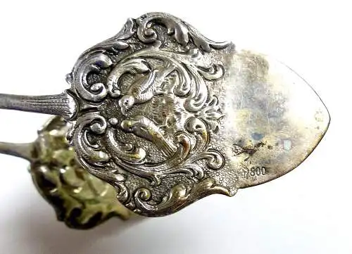 Gebäckzange aus 800 Silber