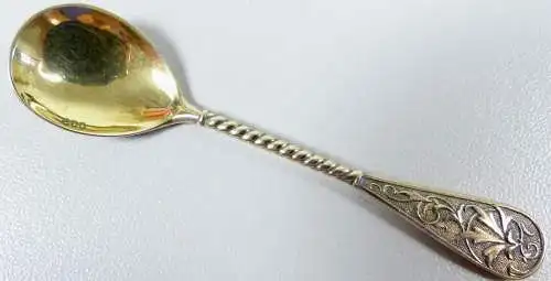 Toller alter Salzlöffel aus massivem 800 Silber   (da6564)