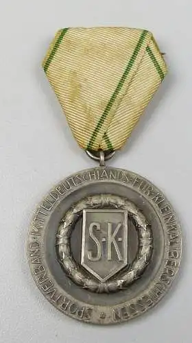 Medaille/Orden SK Sportverband Mitteldeutschlands für Kleinkaliberschiessen 1929