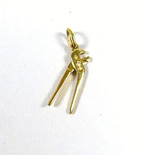 Anhänger  Zange aus 375 Gold