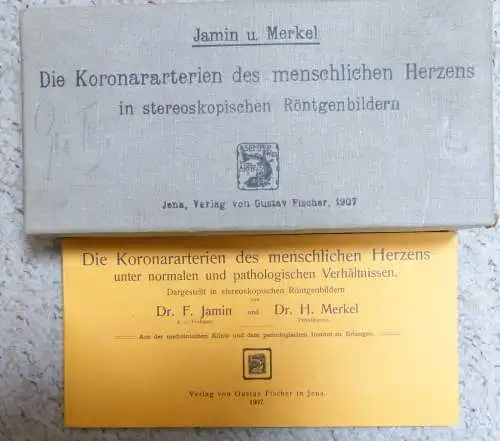 Stereoskopische Röntgenbilder "Die Koronararterien des menschlichen Herzens" 