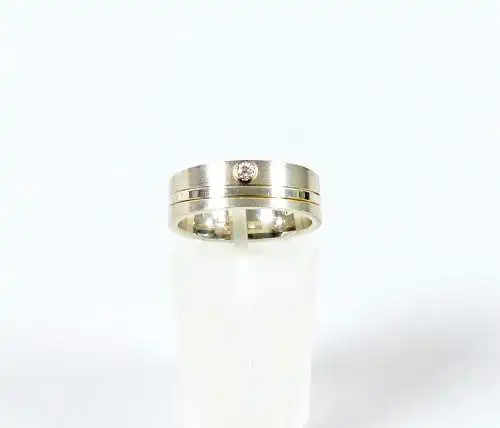 Ring aus 925 Silber mit Zirkonia, Gr. 58/Ø 18,4 mm  (da6714)