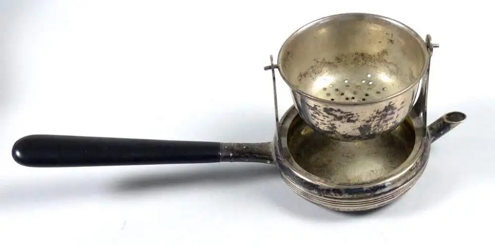 Teesieb Rozef und Fischmeister Kammerjuwelier Wien aus 800 Silber 2