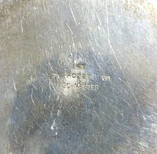Teesieb Rozef und Fischmeister Kammerjuwelier Wien aus 800 Silber 4