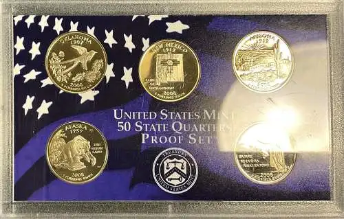 United States Mint 50 State Quarters Proof Set