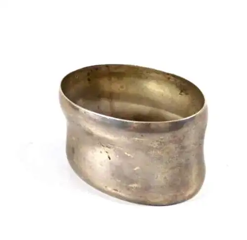 alter Serviettenring mit Monogramm GD aus 800 Silber