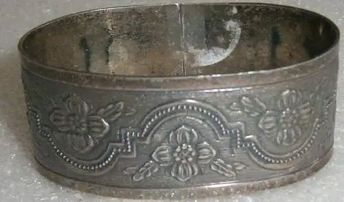 sehr schöner Serviettenring aus 925 Silber 18,2 Gramm Handarbeit