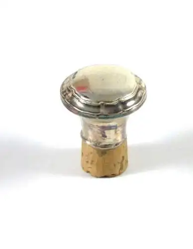 alter Flaschen-Korken Zier-Korken aus 835 Silber