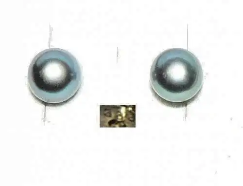 Ohrringe/Stecker aus 333er Gold mit Perle   (da4400)