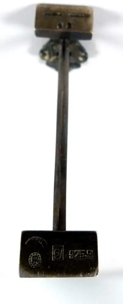 3 Messerbänke aus 925 Silber 3