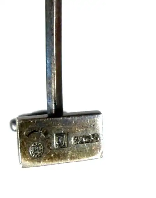 3 Messerbänke aus 925 Silber 5