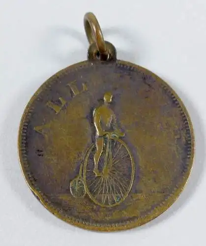 original alte Medaille Radfahrerverein Mühlhausen 1859 (da6880)