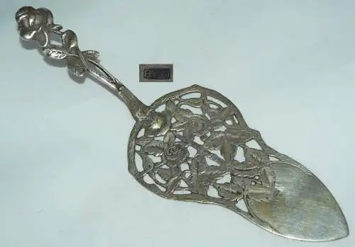 Tortenheber Rose aus 800er Silber (da4324)